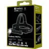 Sandberg Headlamp 1000 Pro, galvaslampa ar lenti, melna, alumīnijs, IP66, LED, 25 lm