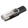 Hama Rotate 128GB USB 2.0 zibatmiņa USB Type-A Melna, Sudraba