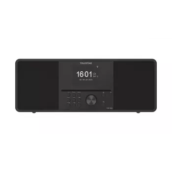 Interneta radio Imperial Telestar 5700300 — ciparu uztvērējs DAB+/FM, 30W RMS, 3.2 collu TFT, līdzstrāvas barošana, melns