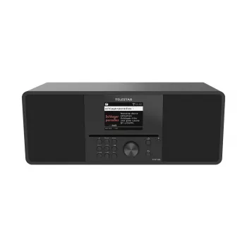 Interneta radio Imperial Telestar 5700300 — ciparu uztvērējs DAB+/FM, 30W RMS, 3.2 collu TFT, līdzstrāvas barošana, melns