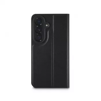 Folio telefona maciņš HAMA Daily Protect Samsung Galaxy S26, 16 cm (6,3 collas), melns, 2 kabatiņas kartēm, galda statīvs