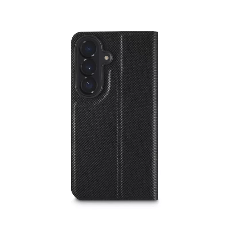 Folio telefona maciņš HAMA Daily Protect Samsung Galaxy S26, 16 cm (6,3 collas), melns, 2 kabatiņas kartēm, galda statīvs