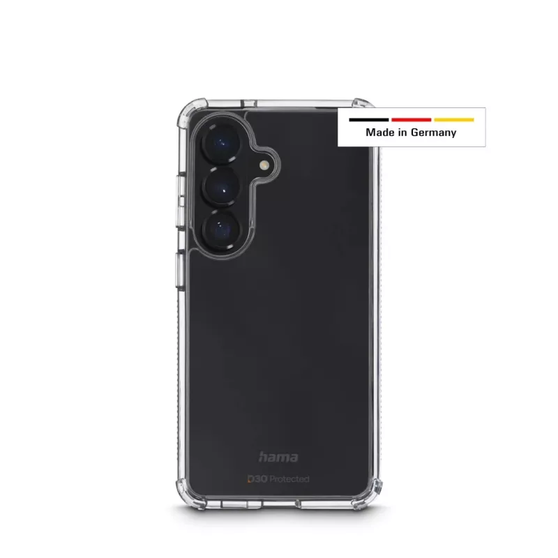 Mobilā telefona vāciņš HAMA Extreme Protect Samsung Galaxy S26, caurspīdīgs, piemērots 16 cm (6,3 collu) ekrāniem