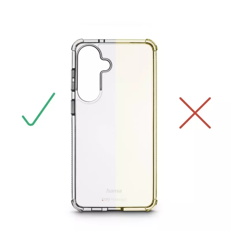 Mobilā telefona vāciņš HAMA Extreme Protect Samsung Galaxy S26, caurspīdīgs, piemērots 16 cm (6,3 collu) ekrāniem