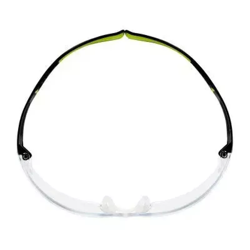 Aizsargbrilles 3M SF4000CC1 — plastmasas aizsargbrilles, caurspīdīga lēca, melna/zaļa
