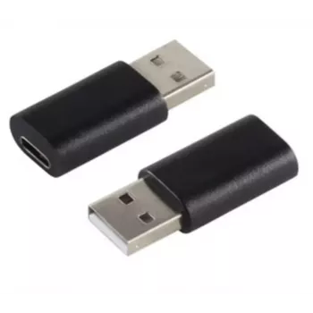 Pārejas adapteris ShiverPeaks BS14-05018 USB-A (siev.) uz USB-C (siev.) melns