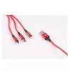 USB kabelis ShiverPeaks BS14-50070 1.2 m USB A USB C Micro-USB B Melns