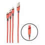 USB kabelis ShiverPeaks BS14-50070 1.2 m USB A USB C Micro-USB B Melns
