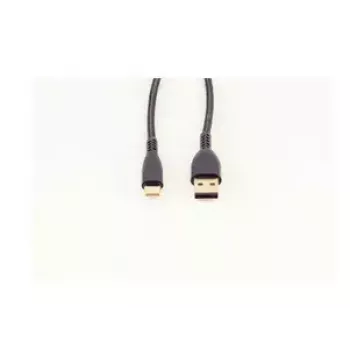 USB kabelis ShiverPeaks BS20-71035 2m USB-C melns USB 2.0