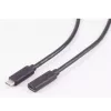 USB kabelis ShiverPeaks BS13-44035 USB 3.2 Gen 2 2m USB C Melns