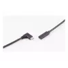 USB kabelis ShiverPeaks BS13-54155 USB 3.2 Gen 2x2 1.5m Melns