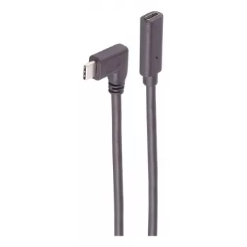 USB kabelis ShiverPeaks BS13-54155 USB 3.2 Gen 2x2 1.5m Melns