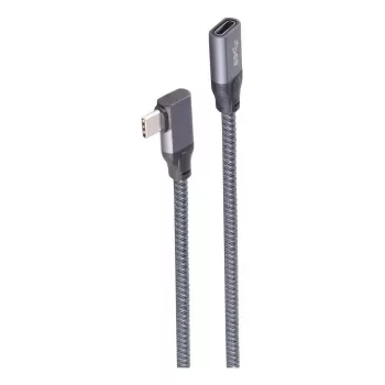 USB kabelis ShiverPeaks BS13-56150 1,5m USB 3.2 Gen 2x2 Pelēks