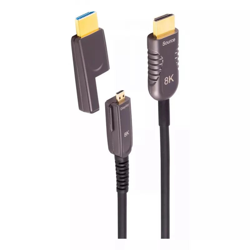 HDMI kabelis ShiverPeaks BS30-52505 50 m HDMI A tipa vīriešu HDMI D tipa vīriešu 48 Gbit/s