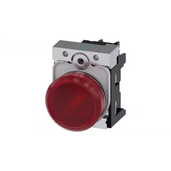 Siemens 3SU1152-6AA20-1AA0 signāllampas indikators 24 V Sarkans