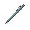 Pildspalva a.w. Faber-Castell 241188 — izvelkama ar klipsi, zila tinte, pelēks korpuss, īpaši trekns gals, 1 gab.