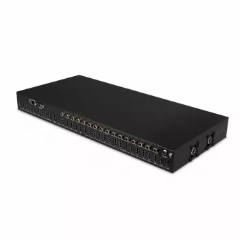 Lindy 16x16 HDMI 4K60 Matrica, HDMI, HDMI, 3.5 mm, 3840 x 2160 pikseļi, Melna, Metāls