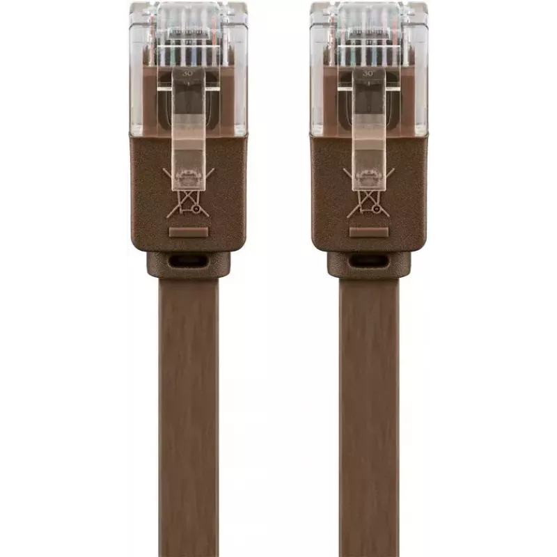 Tīkla kabelis Goobay 95895 Cat6 U/UTP 20m Brūns