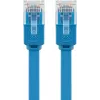Plakans Patch Kabelis Goobay CAT 6 2m U/UTP Zils