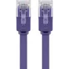 Plakanais patch vads Goobay CAT 6 2m U/UTP Violeta
