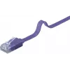 Plakanais patch vads Goobay CAT 6 2m U/UTP Violeta