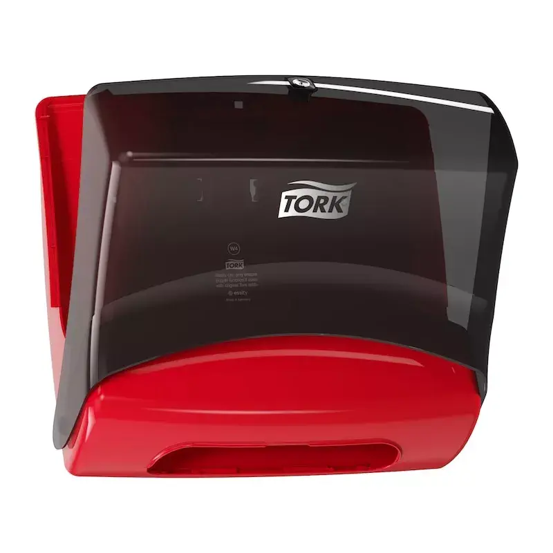 Papīra dvieļu dozators Tork 654008 — sienas stiprinājums, sarkans