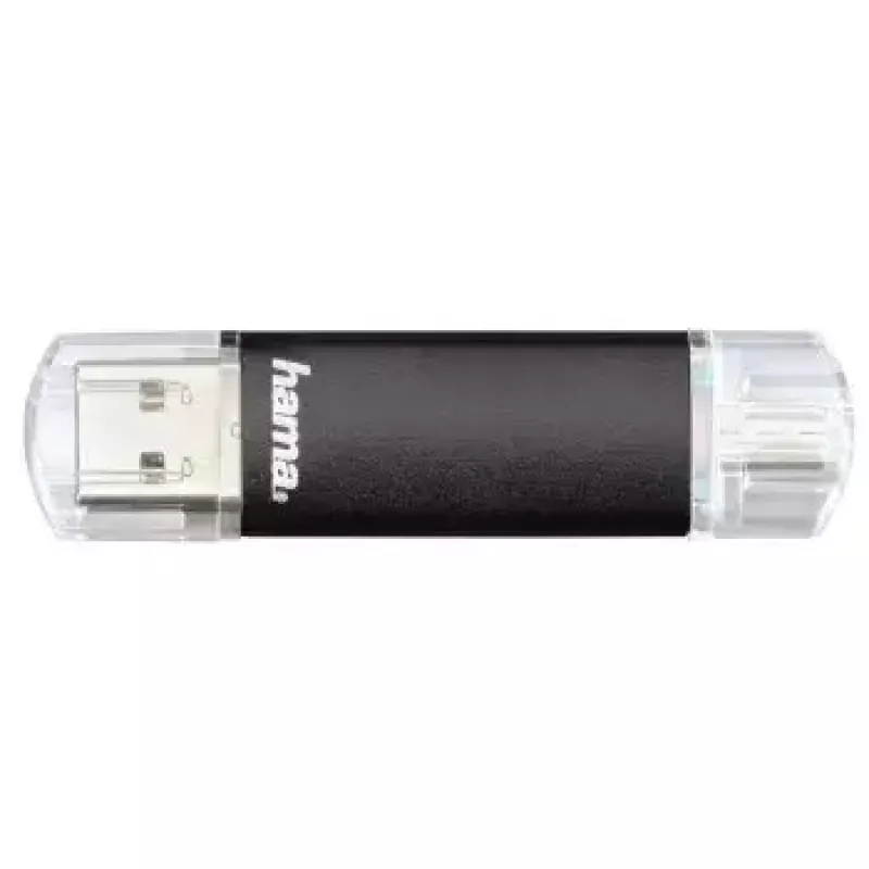 Hama Laeta Twin 16GB USB zibatmiņa USB Type-A / Micro-USB 3.2 Gen 1 (3.1 Gen 1) Melna
