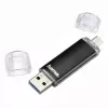Hama Laeta Twin 16GB USB zibatmiņa USB Type-A / Micro-USB 3.2 Gen 1 (3.1 Gen 1) Melna