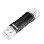Hama Laeta Twin 16GB USB zibatmiņa USB Type-A / Micro-USB 3.2 Gen 1 (3.1 Gen 1) Melna