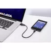 USB kabelis Renkforce RF-4463076 0,3m USB A Micro-USB B Melns