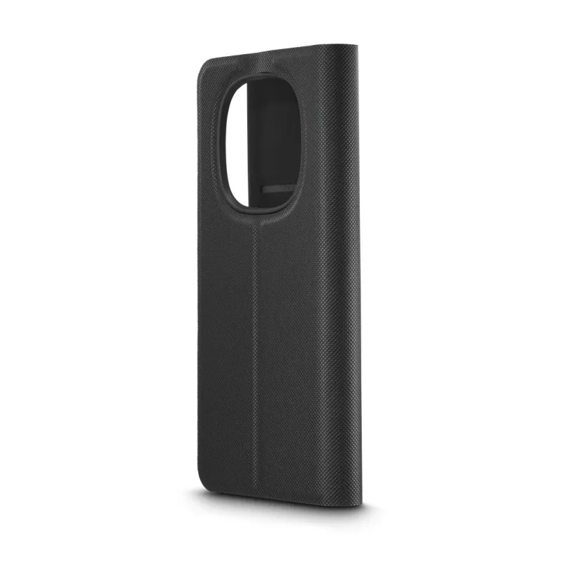 Folio maciņš HAMA Daily Protect Redmi Note 15 (6,77 collu) — Melns, 2 kabatiņas kartēm, galda statīvs