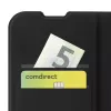 Folio maciņš HAMA Daily Protect Redmi Note 15 (6,77 collu) — Melns, 2 kabatiņas kartēm, galda statīvs