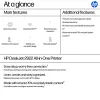 HP DeskJet 2922 Bezvadu daudzfunkciju printeris, termālā tintes druka, krāsu druka, 4800 x 1200 DPI, krāsu kopēšana, A4, balts