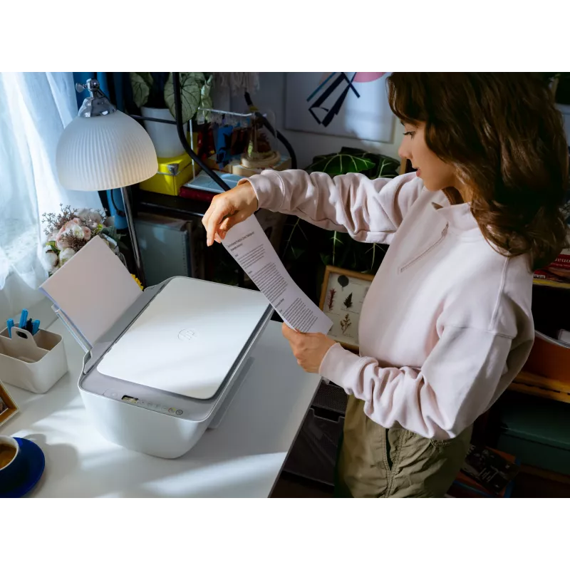 HP DeskJet 2922 Bezvadu daudzfunkciju printeris, termālā tintes druka, krāsu druka, 4800 x 1200 DPI, krāsu kopēšana, A4, balts