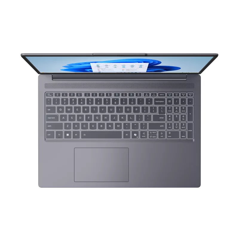 Lenovo IdeaPad Slim 3 16ARP10 AMD Ryzen™ 3 7335U klēpjdators 40,6 cm (16 collu) WUXGA 8 GB DDR5-SDRAM 512 GB SSD Wi-Fi 7 (802.11be) Windows 11 Home pelēks