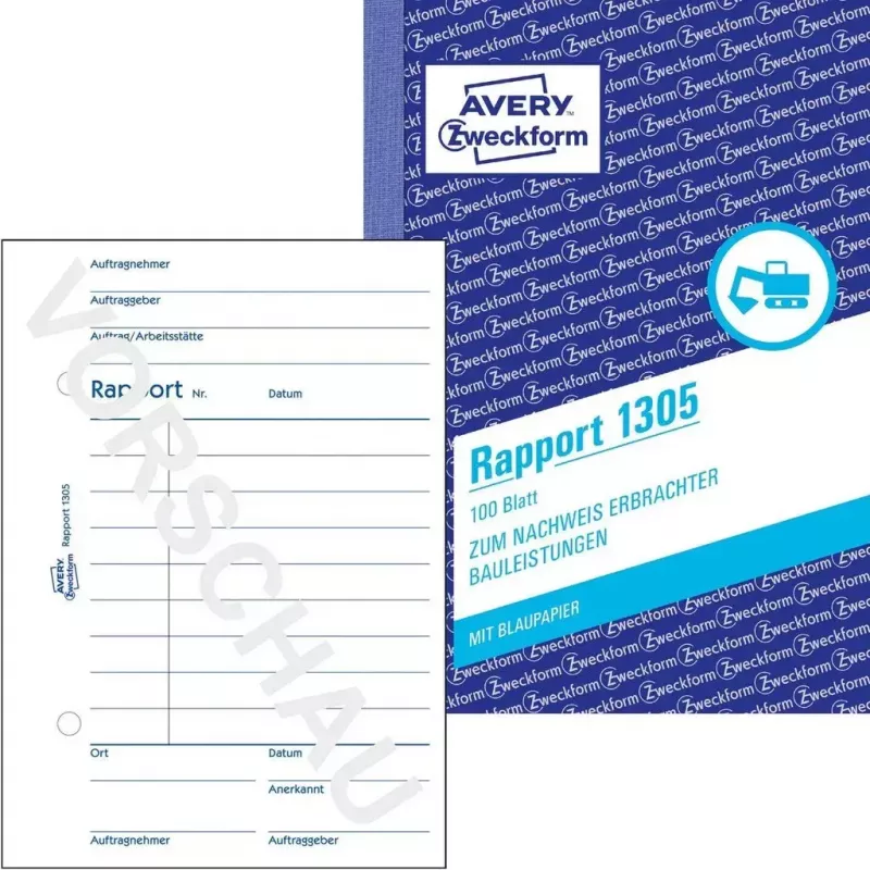 Grāmatvedības forma/grāmata A6 Avery 1305