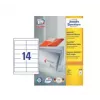 Pašlīmējošās adresācijas uzlīmes Avery Zweckform 3678 — balts papīrs, 9,7×3,7 cm, 1400 uzlīmes (100 loksnes)