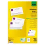 Sigel DP930 vizītkartes, A4, 185 g/m², 60 loksnes (600 kartes), baltas, mikroperforētas