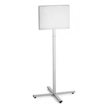 Informācijas stends Durable 502957 A3 nerūsējošais tērauds, 638×638×1420 mm, antracīts/pelēks