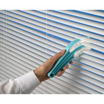 Leifheit Jalousetta Blinds Brush Duster, tirkīza/balts (41316)