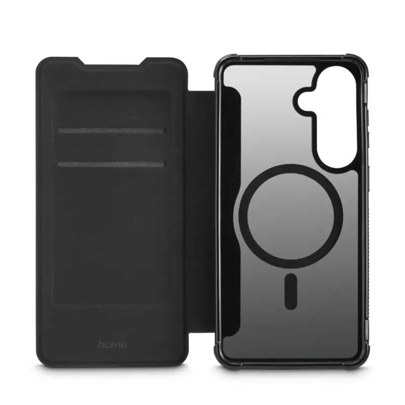 HAMA folio maciņš Samsung Galaxy S26+ (6.7 collu, 17 cm) — Extreme Protect, Melns, 2 kabatiņas kartēm