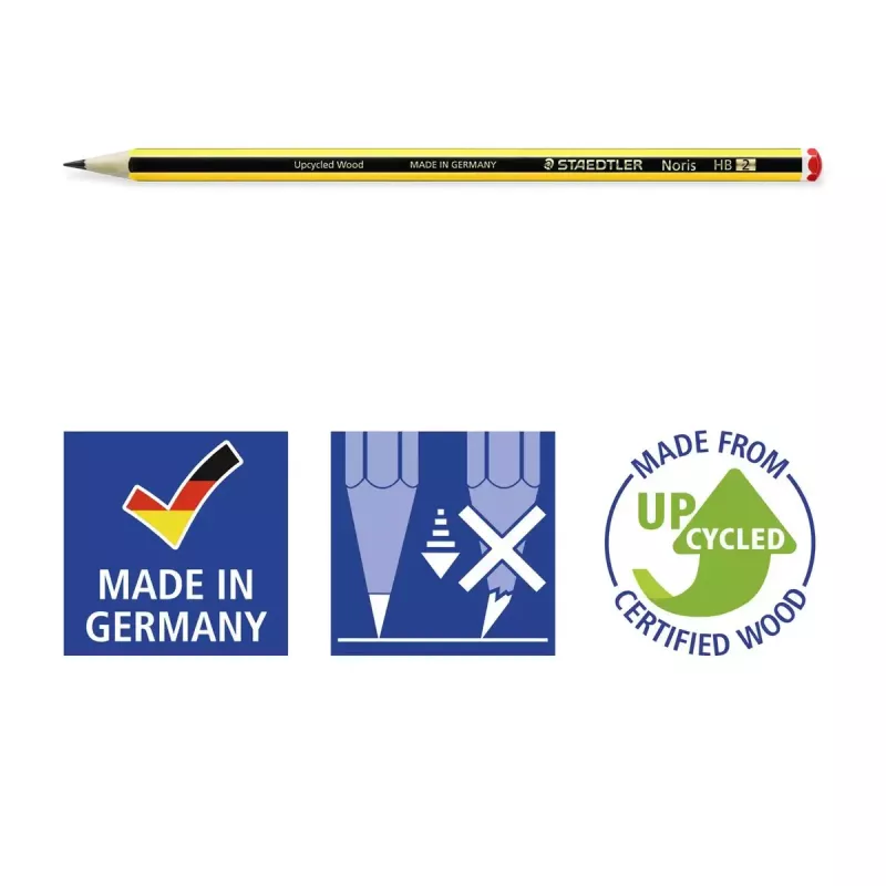 Staedtler Noris 120 zīmuļi 5 gab., PEFC sertificēti