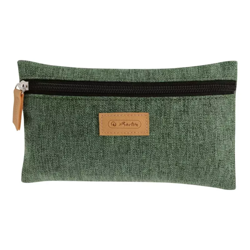 Mīksts penālis Herlitz GREENline Poliesters Zaļš Pelēks 210x15x123 mm