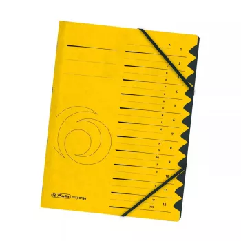 Šķirojuma cilne Herlitz 10843340 Dzeltena A4