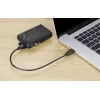 USB kabelis Renkforce RF-4455807 0.3m USB A - Mini-USB B Melns