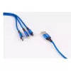 USB kabelis ShiverPeaks BS14-50071 1.2 m USB A/USB C uz Micro-USB B zils