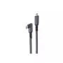 USB C uz USB C kabelis ShiverPeaks BS14-75017, USB 3.2 Gen 2 (10 Gbit/s), 2 m, melns/balts