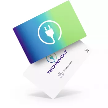 RFID karte TechniSat 0000/6360 balta 13.56 MHz ISO 14443A