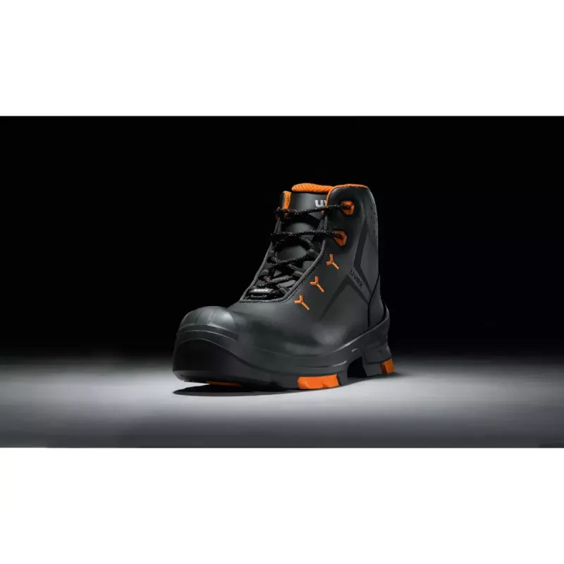 Drošības zābaki Uvex 65032, unisex, oranži melni