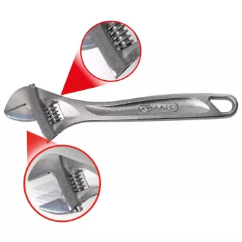 Regulējama uzgriežņu atslēga KS Tools 577.0375, platums 104.3 mm